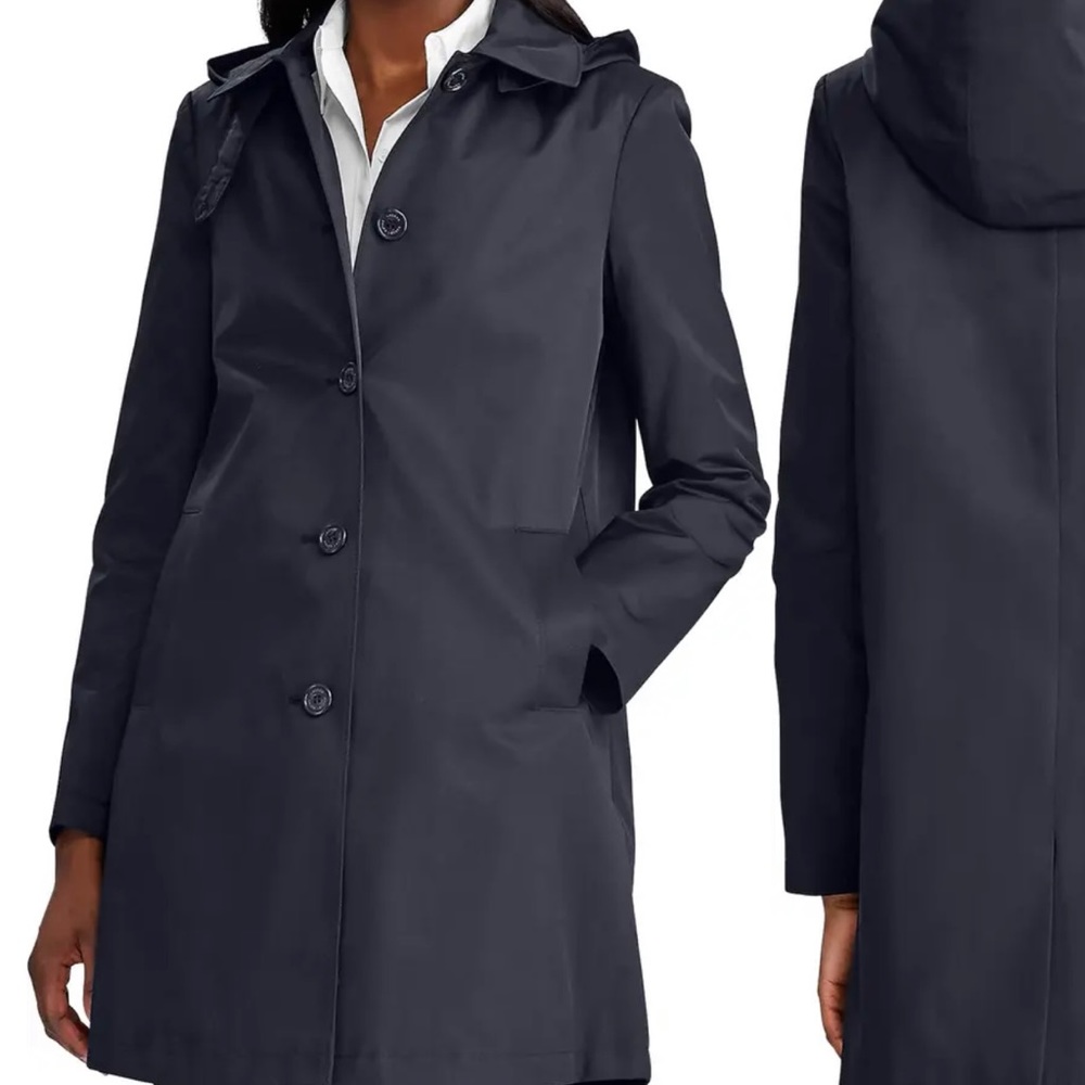 Balmacaan Hooded Raincoat
LAUREN RALPH LAUREN color Navy